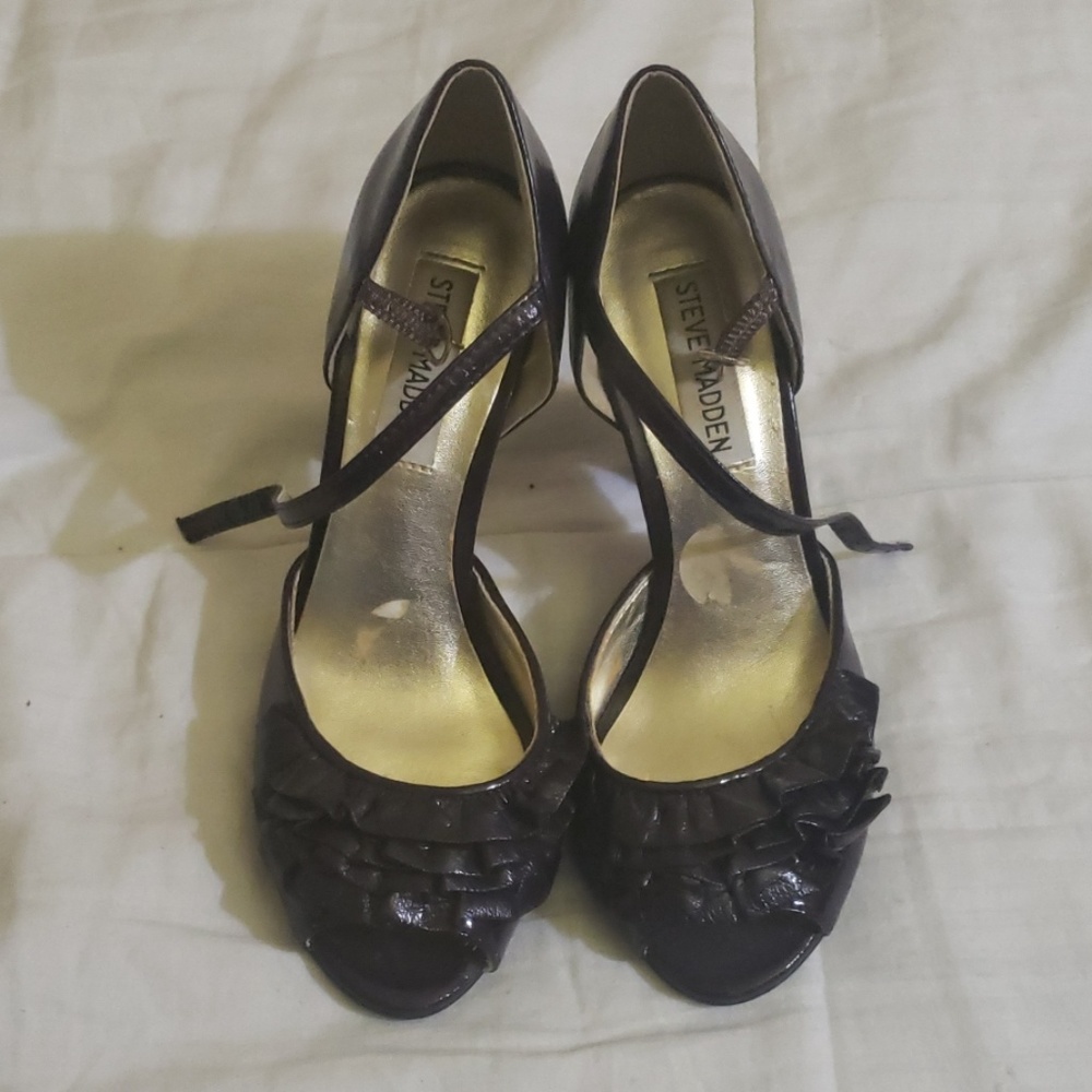Steve madden plum heels